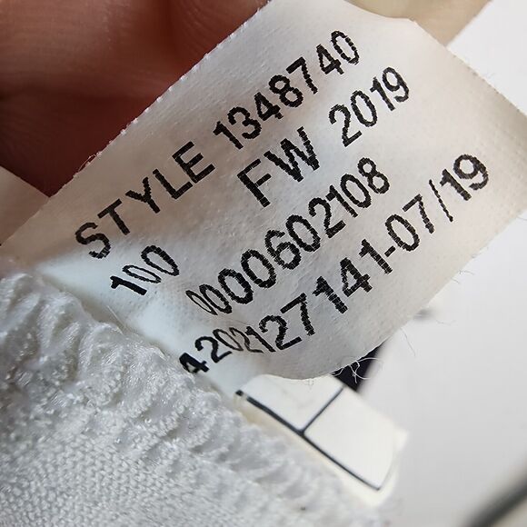 Under Armour Daytona Ribbed Vest Size XL White High Neck Pullover Gorpcore - Picture 10 of 10